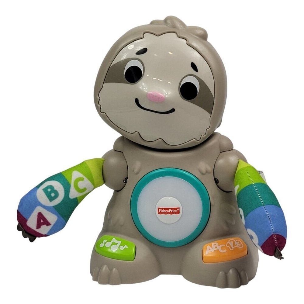 Fisher-Price Linkimals Learning Toy Sloth Interactive Music Light Infant Toddler